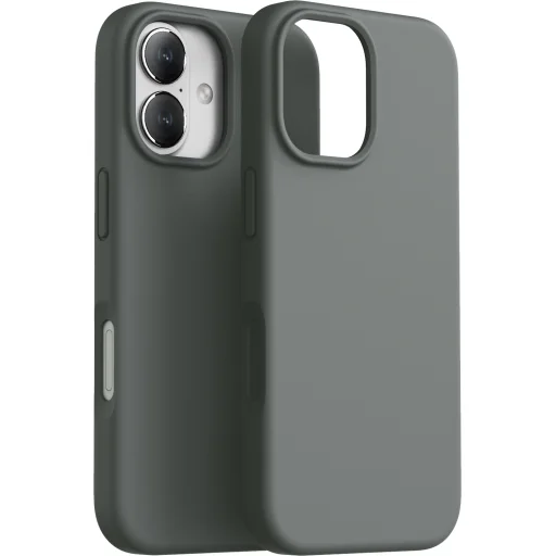  iPhone 17 Szürke Dviced Szilikon MagSafe tok - 1