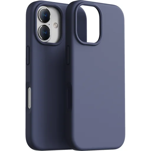  iPhone 17 Kék Dviced Szilikon MagSafe tok - 1