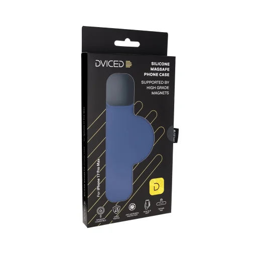  iPhone 17 Pro Max Kék Dviced Szilikon MagSafe tok - 5