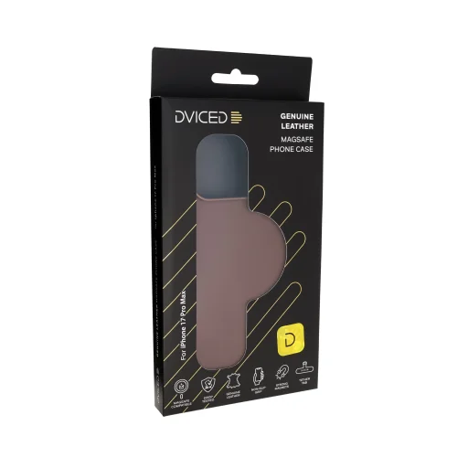  iPhone 17 Pro Max Barna Dviced bőr MagSafe tok - 2
