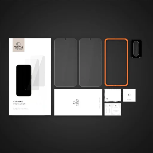 Tech-protect Supreme Könnyű Készlet 3-csomag Galaxy A17 4g / 5g Átlátszó üvegfólia - 7