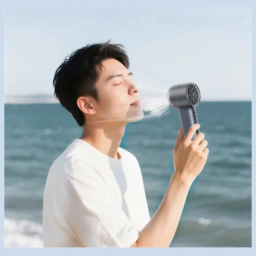 Kézi ventilátor LIFEUSAMS LU03 fekete - 12