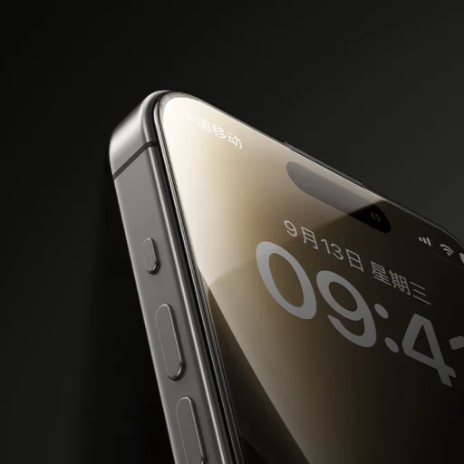  iPhone 15 Pro Max fekete Benks Tempered glass Arc Shield Full Coverage (GA62) üvegfólia - 3