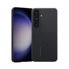  Samsung Galaxy S24 fekete Benks Montage Magnetic Armor Air Kevlar Fliptok 600D (M040)