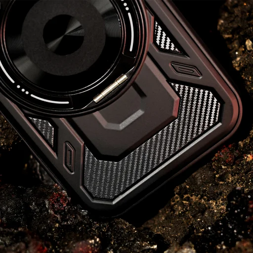 iPhone 14 Pro Max Defender Armor Mag tok fekete - 5