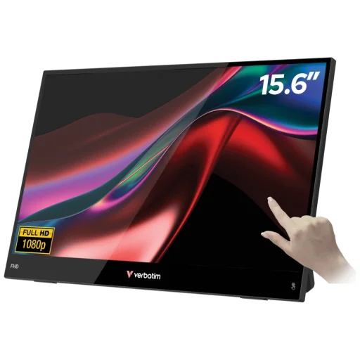 Verbatim LIGHT 15,6" FHD fekete hordozható érintőképernyős monitor 32402 - 3