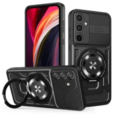 Samsung Galaxy A55 Defender Armor Mag tok fekete