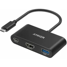 USB-C to USB-C / HDMI / USB-A Adapter Anker PowerExpand, Fekete A8339HA1