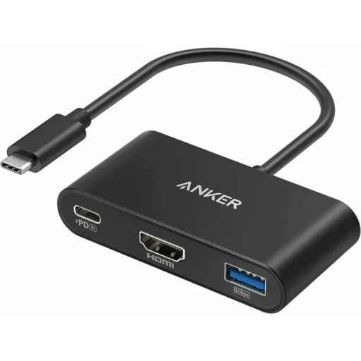 USB-C to USB-C / HDMI / USB-A Adapter Anker PowerExpand, Fekete A8339HA1 - 1