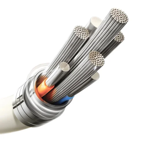 USB-C to Lightning kábel Joyroom S-A53, 30W, 3A, 2m, Bézs - 4