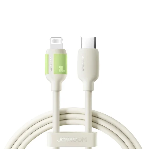 USB-C to Lightning kábel Joyroom S-A53, 30W, 3A, 2m, Bézs - 1