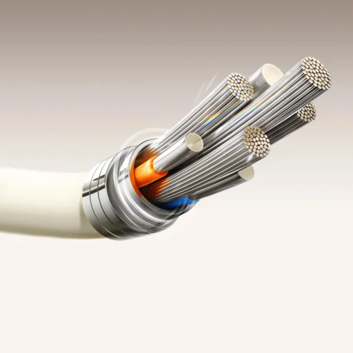 USB-A - USB-C kábel Joyroom S-A53, 30W, 3A, 2m, Bézs - 6