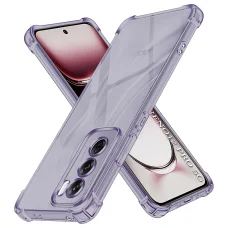 Oppo Reno12 Pro Techsuit - Shockproof Clear Silicone - Smoke Black tok