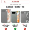 Google Pixel 9 Pro Dexnor 360 ütésálló tok kihajtható állvánnyal és kameravédővel fekete thumbnail