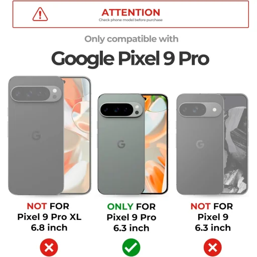 Google Pixel 9 Pro Dexnor 360 ütésálló tok kihajtható állvánnyal és kameravédővel fekete - 2