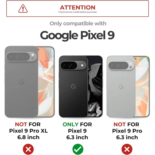 Google Pixel 9 Dexnor ütésálló tok kihajtható állvánnyal és kameravédővel fekete - 5