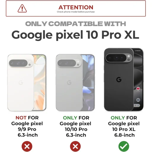 Google Pixel 10 Pro XL Dexnor ütésálló tok kihajtható állvánnyal és kameravédővel fekete - 2