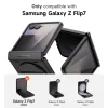Samsung Galaxy Z Flip 7 tok – Suritch, 360 fokos forgatható rejtett kitámasztó, fekete thumbnail