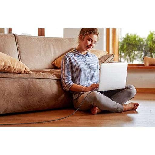 USB-C USB-C kábel Ugreen L513, 240W, 1m, 480Mbps (Csillagszürke) - 3