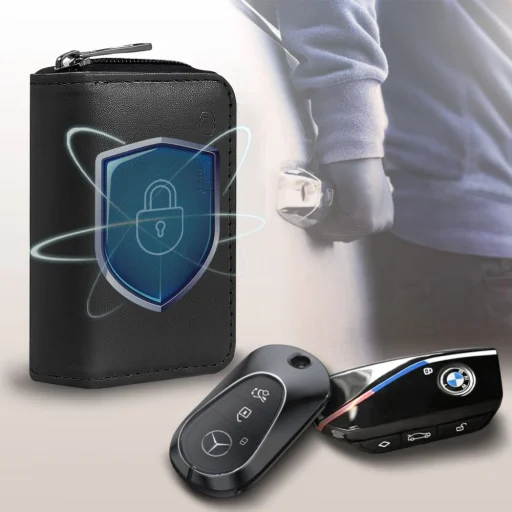  Tech-protect Klr300 Pouch Keyless RFID Signal Blocker Fekete/fekete Klatka Faradaya tok - 2