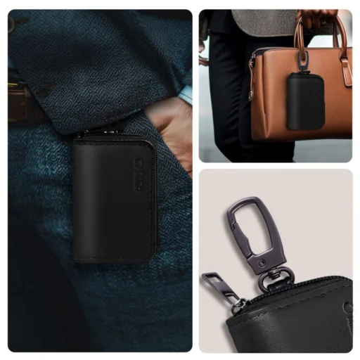  Tech-protect Klr300 Pouch Keyless RFID Signal Blocker Fekete/fekete Klatka Faradaya tok - 6