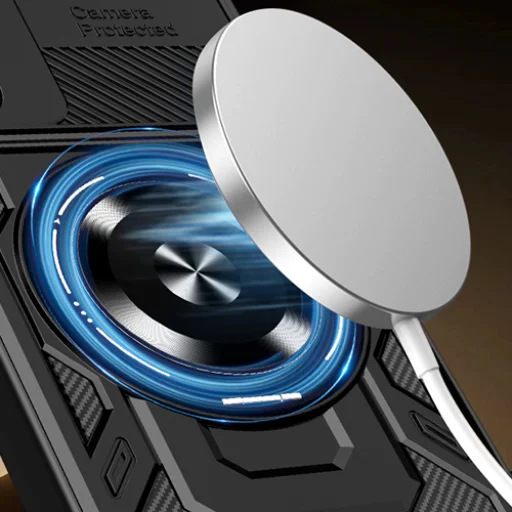  iPhone 11 Fekete Mag Defender Armor tok - 17