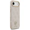  iPhone 17 Rózsaszín GUESS 4G Strass Logo & Big Strap Metal Buttons MagSafe Original Case tok thumbnail