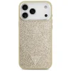  iPhone 17 Pro Max Guess Glitter Triangle Logo MagSafe tok arany thumbnail