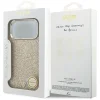  iPhone 17 Pro Max Guess Glitter Triangle Logo MagSafe tok arany thumbnail