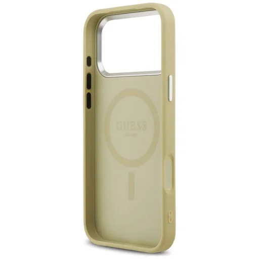  iPhone 17 Pro Max Guess Glitter Triangle Logo MagSafe tok arany - 7