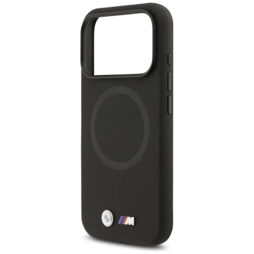 iPhone 17 Pro BMW M FW fém logós MagSafe tok fekete - 6