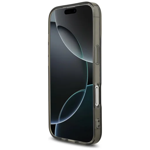 iPhone 17 AMG Dupla Rétegű Átlátszó, Smocked MagSafe Tok Fekete - 5