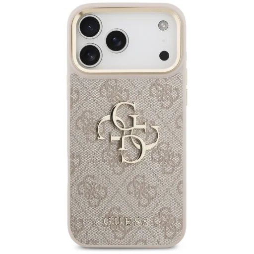 iPhone 17 Pro Max Guess 4G Big 4G Classic Logo Big Strap Metal Buttons rózsaszín tok - 7