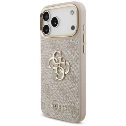 iPhone 17 Pro Max Guess 4G Big 4G Classic Logo Big Strap Metal Buttons rózsaszín tok - 8