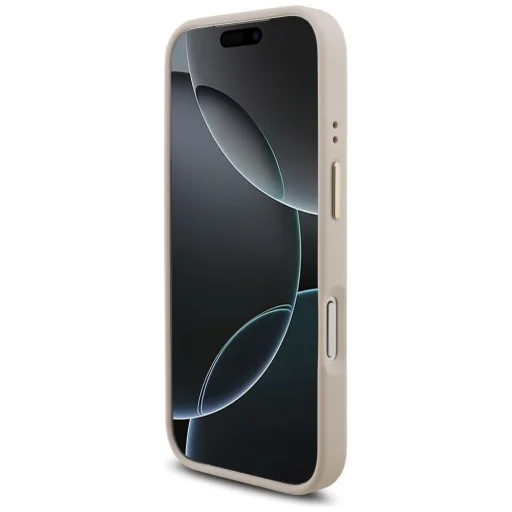 iPhone 17 Pro Guess 4G Nagy 4G Klasszikus Logó Nagy Pánt Fém Gombokkal Tok Rózsaszín tok - 5