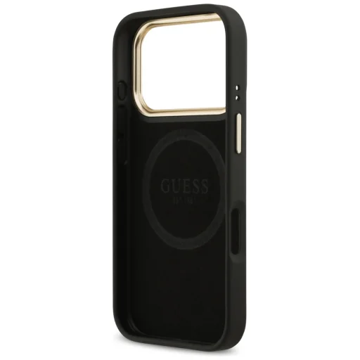 iPhone 17 Pro Guess 4G Logo Plate MagSafe tok Fekete - 7