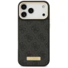 iPhone 17 Pro Max Guess 4G Logo Plate MagSafe fekete tok thumbnail