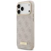 iPhone 17 Pro Max Guess 4G Logo Plate MagSafe rózsaszín tok thumbnail