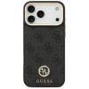 iPhone 17 Pro Max Guess 4G Srtass Logo & Big Strap Metal Buttons MagSafe fekete tok thumbnail