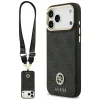iPhone 17 Pro Max Guess 4G Srtass Logo & Big Strap Metal Buttons MagSafe fekete tok thumbnail