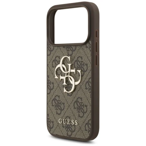 iPhone 17 Pro Guess 4G Pánt 4G Klasszikus Logó tok Barna - 6