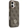 iPhone 17 Guess 4G Strass Logo & Big Strap Metal Buttons MagSafe barna tok thumbnail