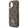 iPhone 17 Guess 4G Strass Logo & Big Strap Metal Buttons MagSafe barna tok thumbnail