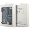 iPhone 17 Guess 4G Strass Logo & Big Strap Metal Buttons MagSafe tok kék thumbnail