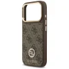 iPhone 17 Pro Guess 4G Strass Logo & Nagy Pánt Fém Gombok MagSafe Barna tok thumbnail