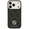 iPhone 17 Pro Guess 4G Strass Logo & Big Strap Metal Buttons MagSafe tok Fekete thumbnail