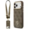 iPhone 17 Pro Max Guess 4G Strass Logo & Big Strap Metal Buttons MagSafe tok barna thumbnail
