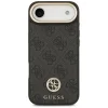 iPhone 17 Air Guess 4G Strass Logo & Big Strap Metal Buttons MagSafe tok fekete thumbnail