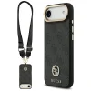 iPhone 17 Air Guess 4G Strass Logo & Big Strap Metal Buttons MagSafe tok fekete thumbnail