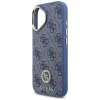 iPhone 17 Guess 4G Strass Logo & Big Strap Metal Buttons MagSafe tok kék thumbnail